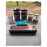 Candles, Matches and Candle Holder