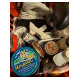 Box of Shoe Cleaning Supplies