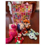Tote with Pet Toys