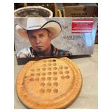 Mini Chinese Checker Board and Garth Brooks Cd Box Set New in Box