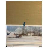 Signed Burton Dye Print Afternoon Ride 26.5”x 12”