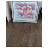Flamingos Print 33.5 x 27.5