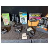Binoculars and Trail Camera