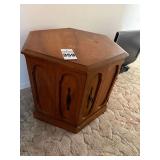 Hexagon Table/Chest With Door