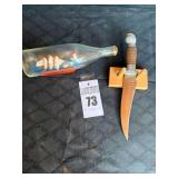 Philippines Dagger/Ship in Bottle