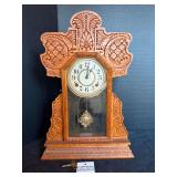 Antique Kitchen Gingerbread Mantle Clock