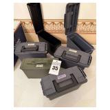 Ammo boxes, empty