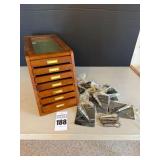 7 drawer display case