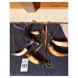 Collection of Gun Powder Horns