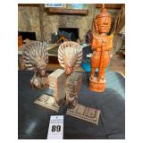 Variety of Carved Statues