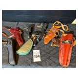 Leather and Synthetic Pistol Holsters