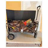 Foldable Camp Wagon w/ cover & Cargo net