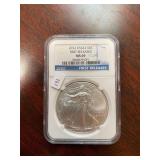 2012  Silver Eagle One Dollar Coin - NGC MS69 First Releases