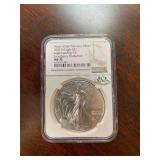2021 (S) Silver Eagle One Dollar Coin - NGC MS70