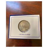 1986 United States Uncirculated Liberty Half Dollar Coin