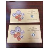 Pair of 1990 United States Mint Uncirculated Coin Sets