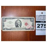 1963 Red Certificate $2 Bill