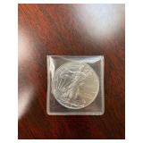 2018 1oz Silver Eagle One Dollar Coin BU