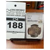 1924 Silver Eagle One Dollar Coin - NGC MS64