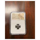 135-37 BC Judaea Maccabean Kings AE Prutah Coin