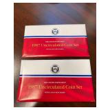 Pair of 1987 United States Uncirculated Coin Set