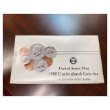 1988 United States Mint Uncirculated Coin Set