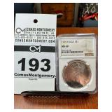 1992 Silver Eagle One Dollar Coin - NGC MS69