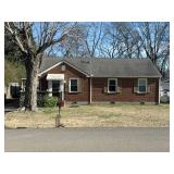 All Brick Murfreesboro Home with 2 Large Bedrooms & 2 Full Baths, Fenced Backyard, Greenhouse, 2-Car Detached Garage, Carport and Storage Buildin