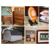 Sports and Signed Memorabilia, Collegiate Collectibles, Golf Memorabilia, Furniture, Antiques and More! Online Auction ends March 29th