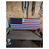 Patriotic Bench 55 x 21