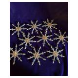 Beaded Snowflake Ornaments