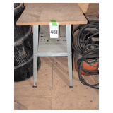 Metal with Wood Top Work Table