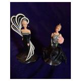 Hallmark Keepsake 45th Anniversary Barbie and 40th Anniversary Ornaments