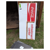 Metal Coca Cola Sign 22 x 45.5