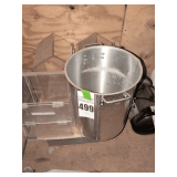 Stainless Steel Brew Kettle used for Boiling Liquids, and Storage Containers