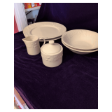 Serving Set, 2 Platters, 2 Serving Bowls, Creamer and Sugar