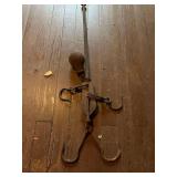 Antique Cast Iron Steelyard Balance Scale