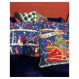Christmas Throw and Pillows