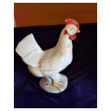 15" Vintage Chalkware Rooster