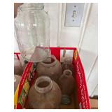 Gallon Jars and Milk Bottles