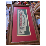 Needlepoint Merry Christmas 20.5 x 11.5