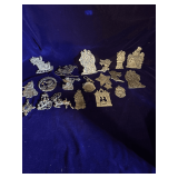 Pewter Avon Ornaments