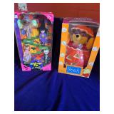 Animated Halloween Pooh and Kellys Halloween Barbie Friends