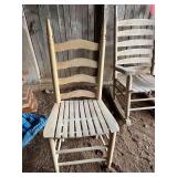 Ladder Back Chair - 43” Back