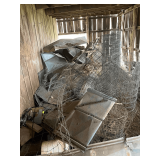 Salvage Lot - Fencing and Scrap Metal  -  Barn Right Side
