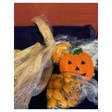 Halloween Decorations and Hula Skirts