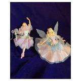 Hallmark Keepsake Peppermint Candy Barbie and “Odette” Barbie Ornaments