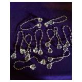 10 Dangling Iridescent Ornaments