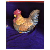 Decorative Chicken Rooster Cookie Jar10".