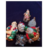 Assorted Glass Christmas Ornaments